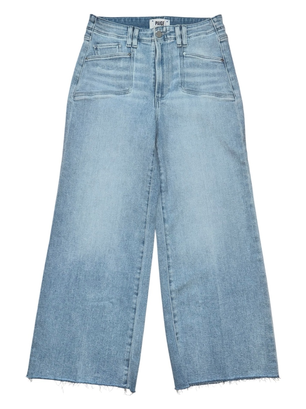 Paige Anessa With Set in Pockets Raw Hem Shooting Star Wash Women’s Size 28 EUC